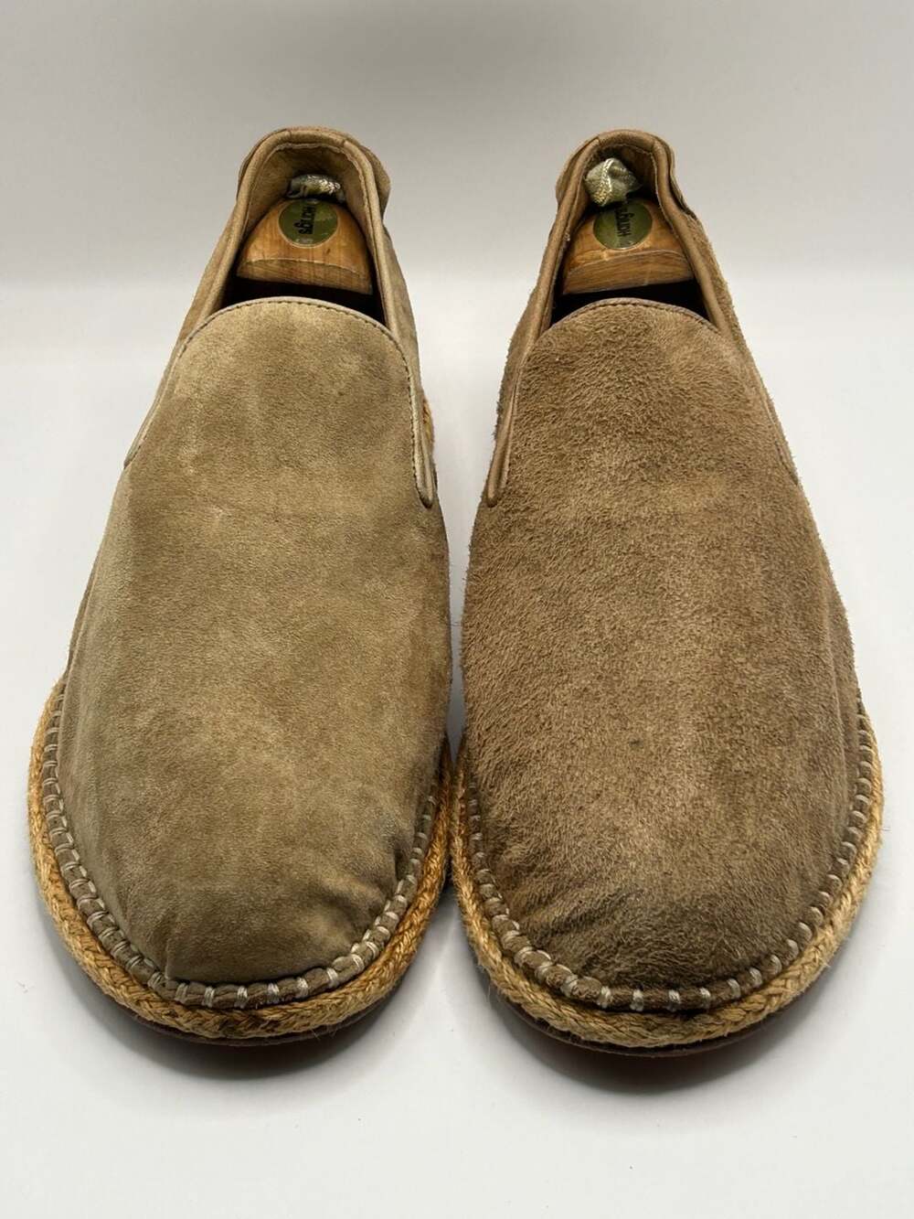 Officine Creative Je T'aime Brown Suede Espadrille Slip-On Loafers